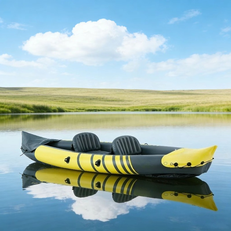 Надувной двухместный рыболовны – обзор и цена Fishing Kayak Paddle